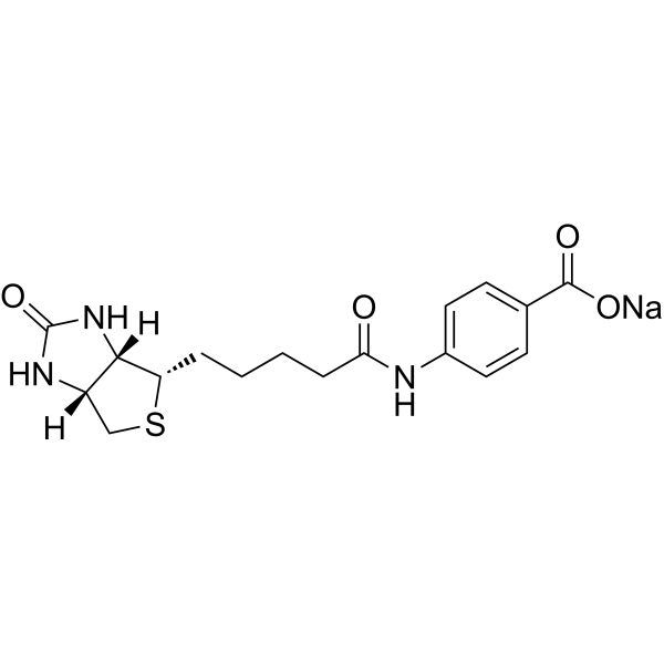 Biotin 4-amidobenzoic acid sodium 102418-74-6